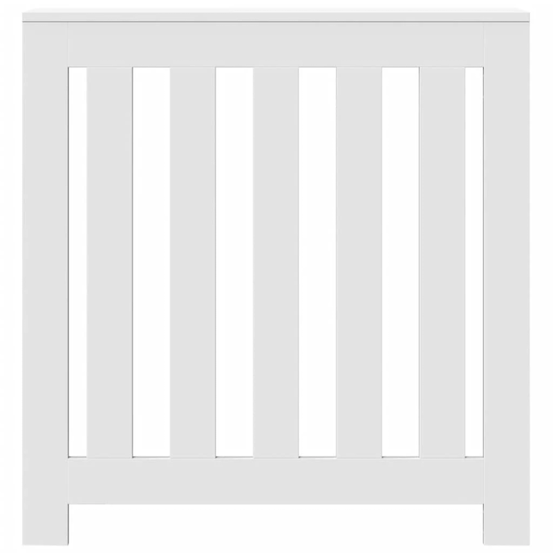 vidaXL radiatora pārsegs, balts, 78x20x82 cm, inženierijas koks