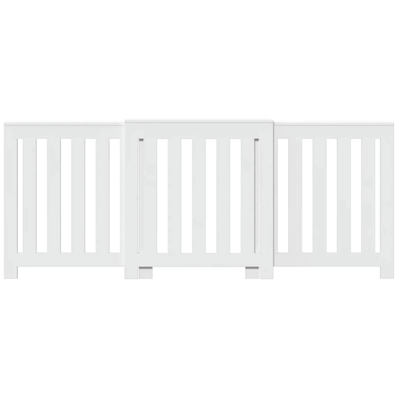 vidaXL radiatora pārsegs, balts, 205x21,5x83,5 cm, inženierijas koks