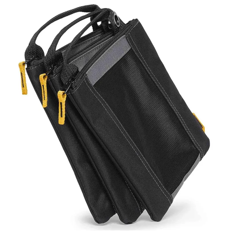 3x uzglabāšanas maisiņi ar gredzenu uzkarināšanai ToughBuilt