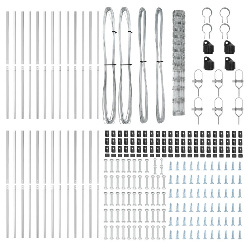 vidaXL Žoga āķis Cinkots 50 x 1,5 m Tērauds