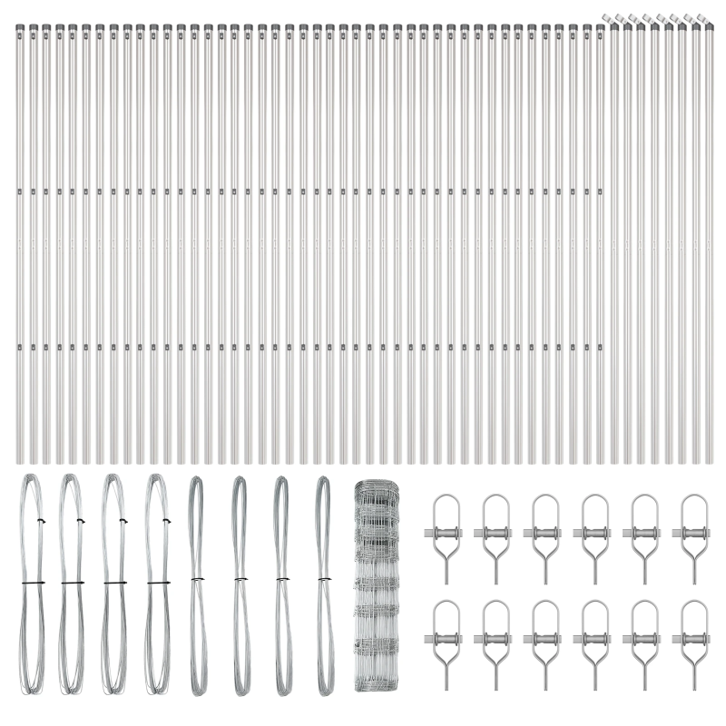 vidaXL Žoga āķis Cinkots 100 x 1 m Tērauds
