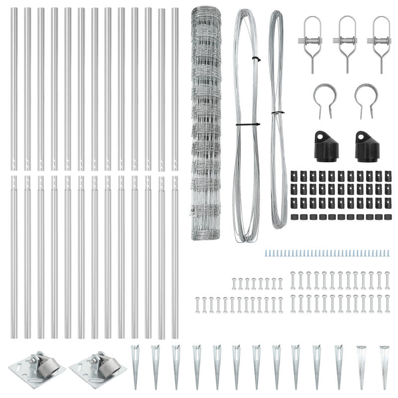 vidaXL Žoga āķis Cinkots 25 x 1,2 m Tērauds