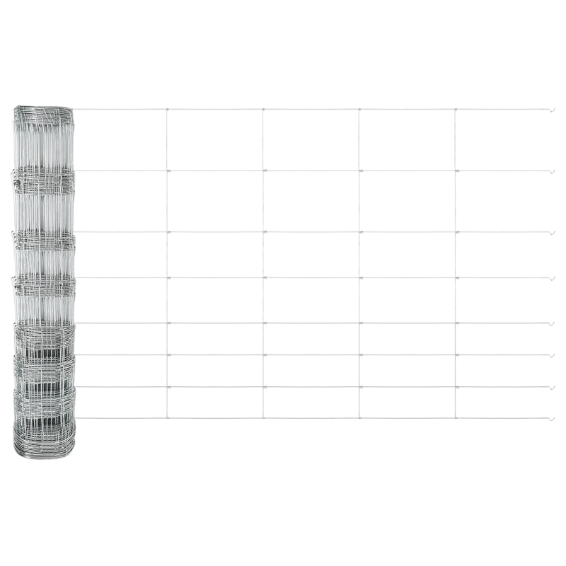 vidaXL Žoga āķis Cinkots 50 x 1 m Tērauds