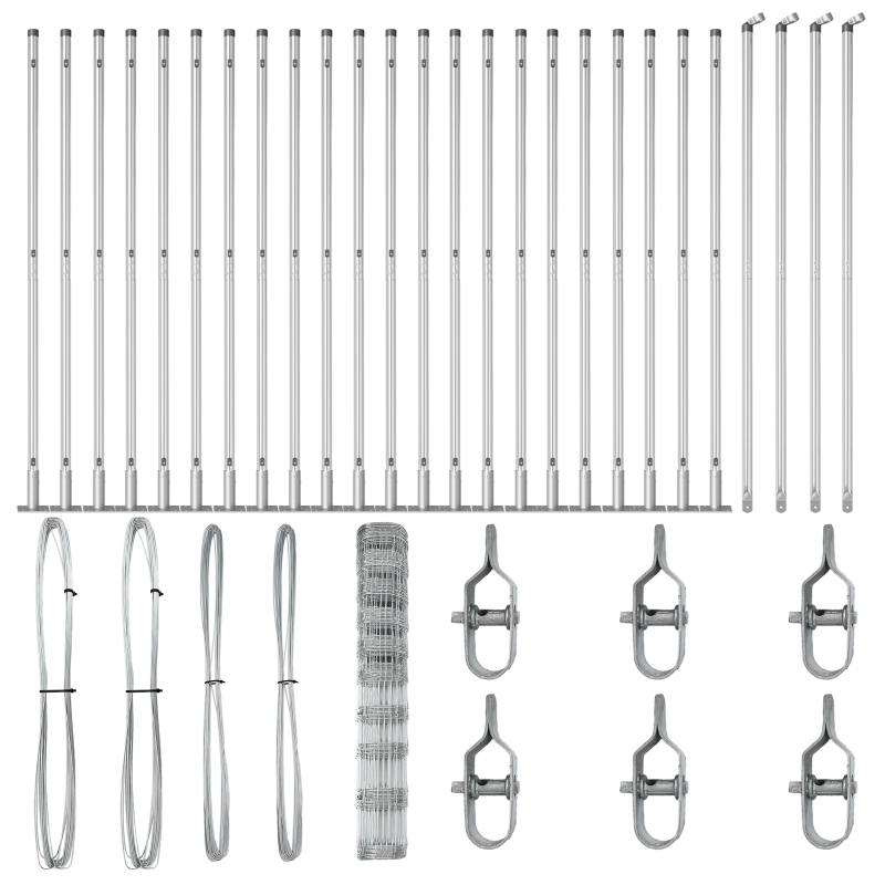 vidaXL Žoga āķis Cinkots 50 x 1,2 m Tērauds
