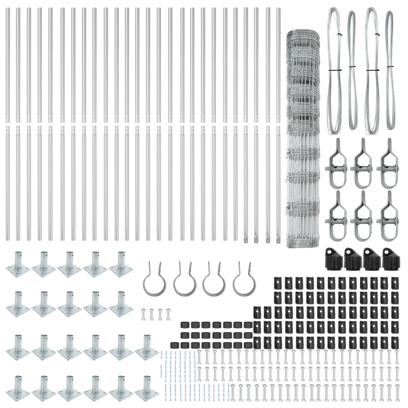 vidaXL Žoga āķis Cinkots 50 x 1,2 m Tērauds