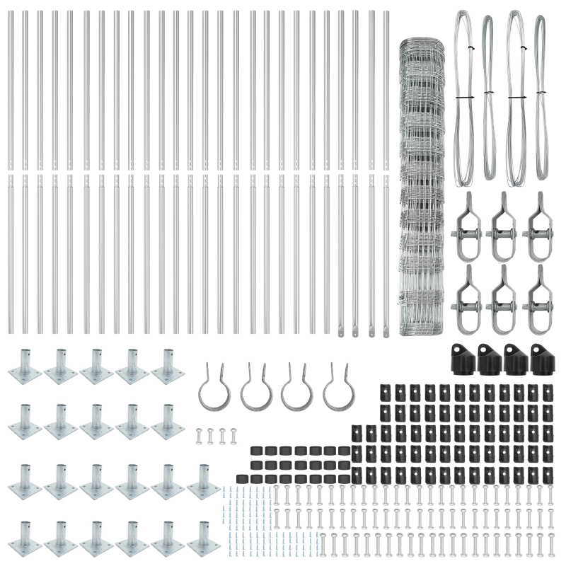 vidaXL Žoga āķis Cinkots 50 x 1,2 m Tērauds