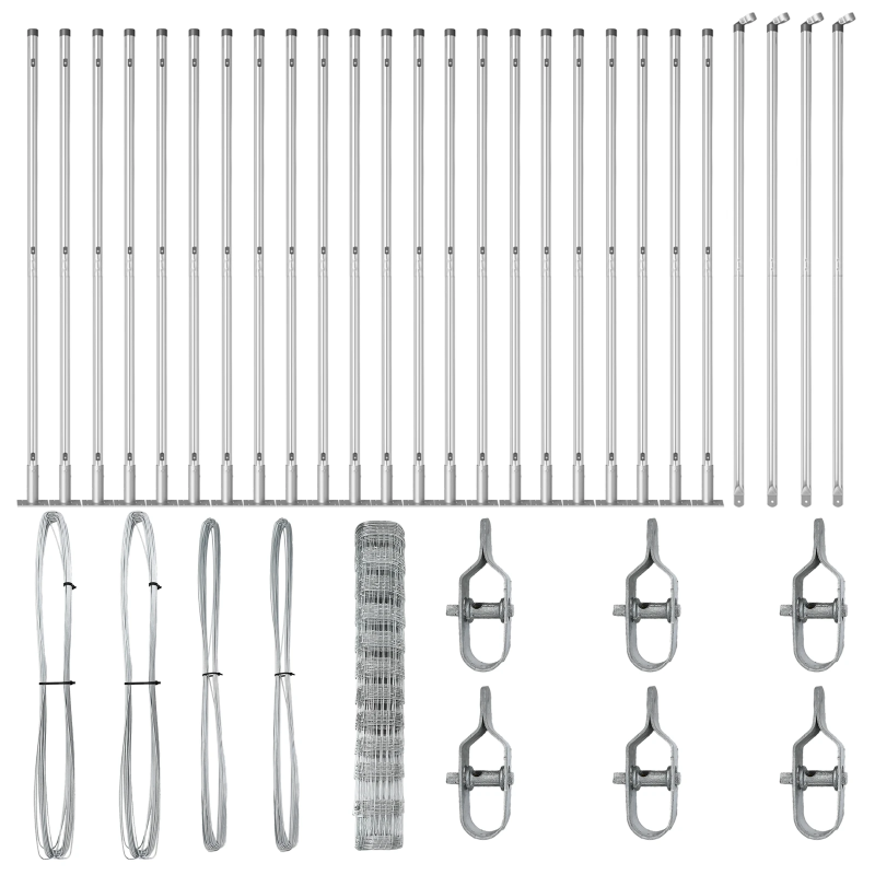 vidaXL Žoga āķis Cinkots 50 x 1,2 m Tērauds