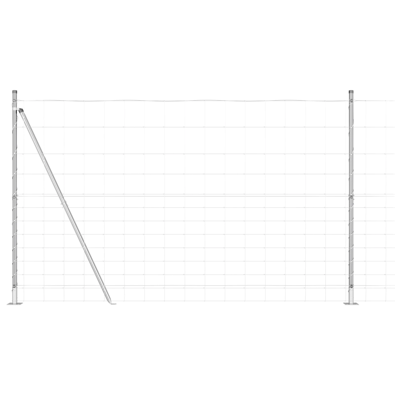 vidaXL Žoga āķis Cinkots 50 x 1,5 m Tērauds