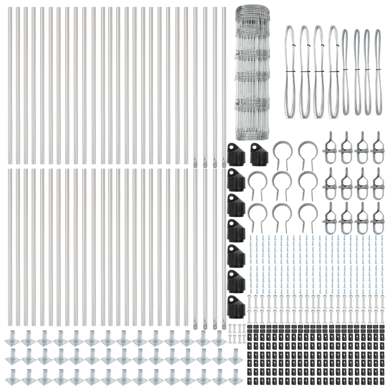 vidaXL Žoga āķis Cinkots 100 x 0,8 m Tērauds