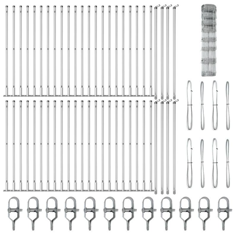 vidaXL Žoga āķis Cinkots 100 x 1 m Tērauds
