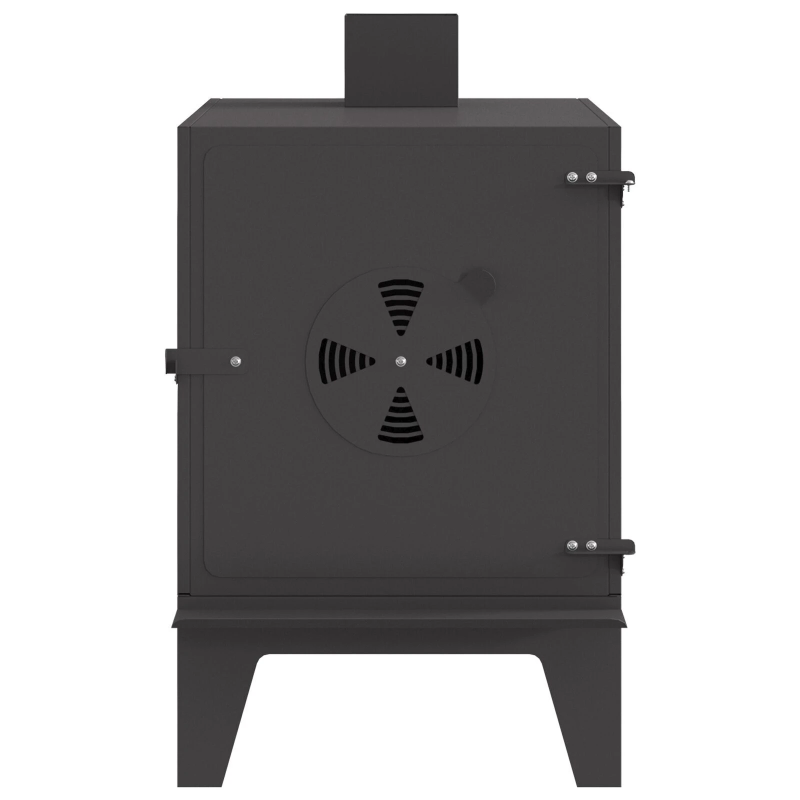 vidaXL Nometņu plīts Melna 35 x 50 x 60 cm Auksti velmēta tērauds