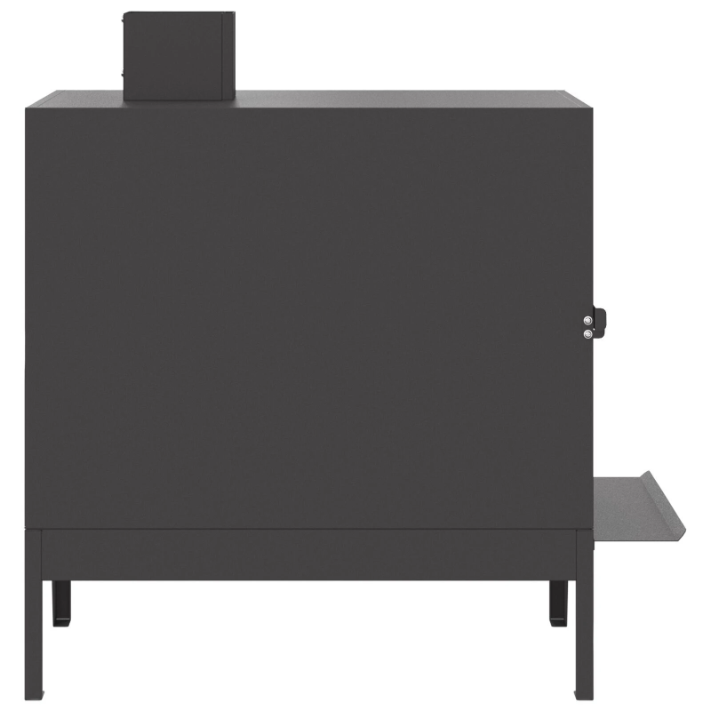 vidaXL Nometņu plīts Melna 35 x 50 x 60 cm Auksti velmēta tērauds