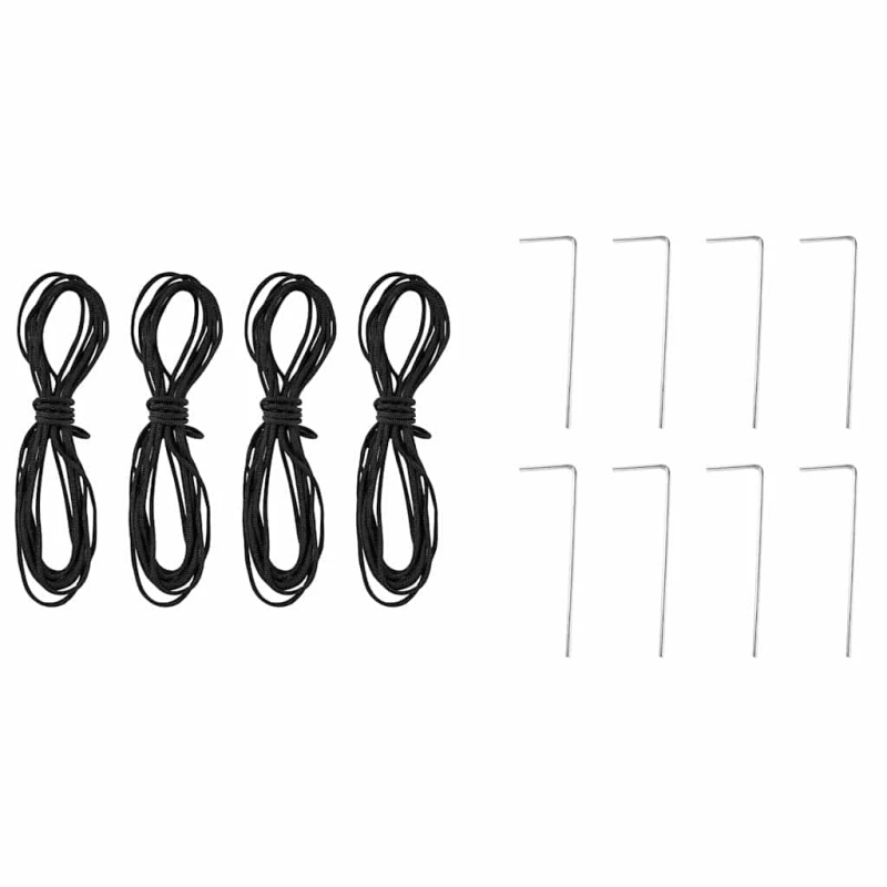 vidaXL Nojumes telts Zaļa 290 x 290 x 251 cm audums