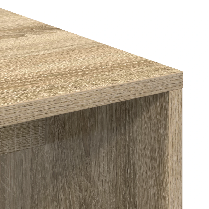 vidaXL Galds Sonomas ozola 102 x 50 x 124 cm Inženierijas koks