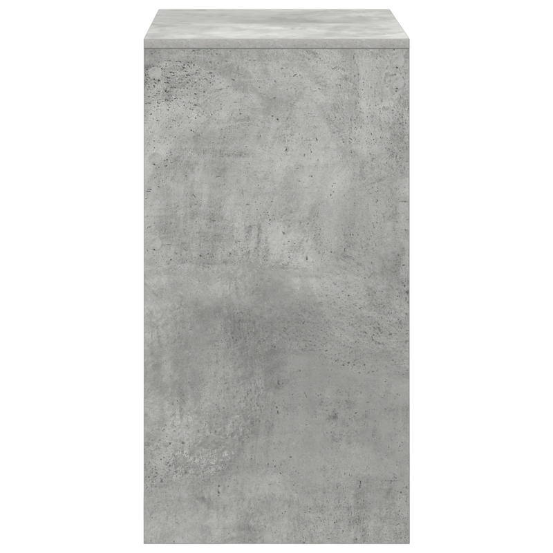 vidaXL Galds Betona pelēks 60 x 40 x 76 cm