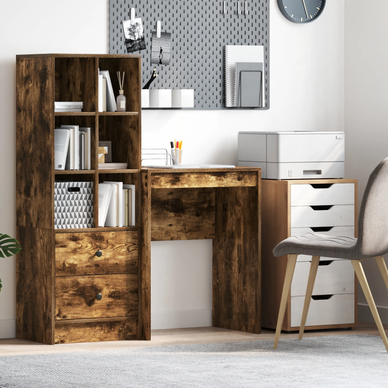 vidaXL Galds Dūmaka ozols 60 x 40 x 76 cm