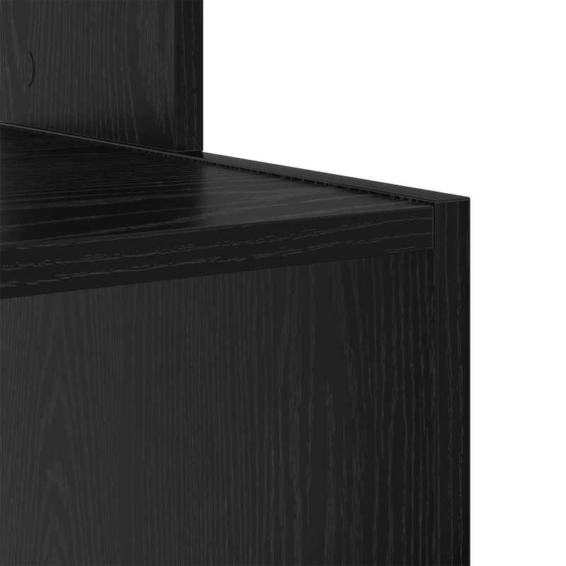 vidaXL Galds Melns ozolkoks 106 x 41 x 88.5 cm Inženierijas koks