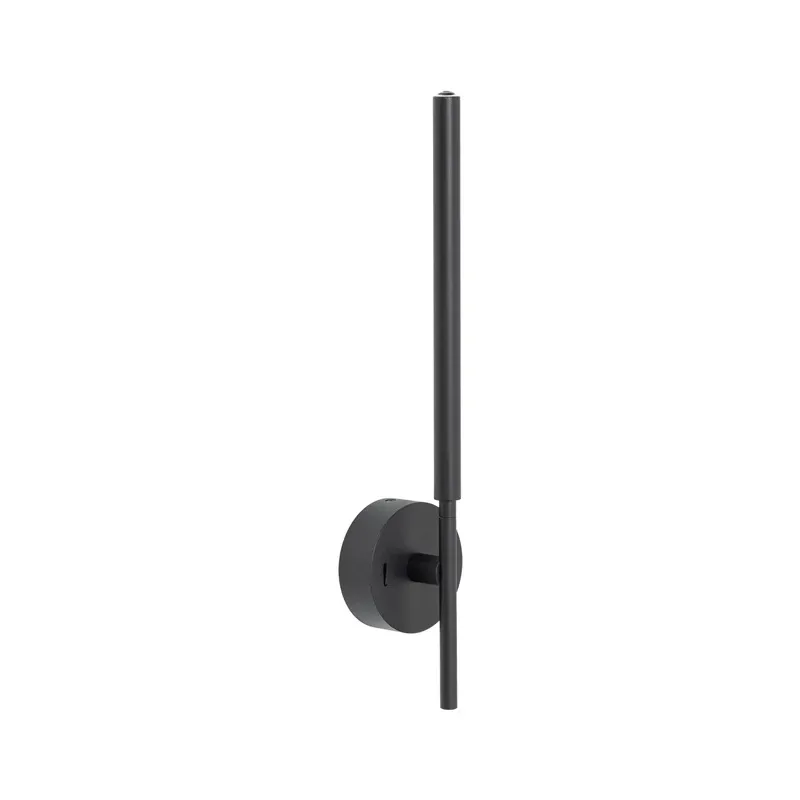 Lampa sienas focus 4w+1w 4k melna