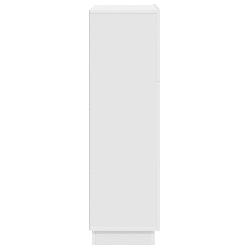 vidaXL Galds ar plauktu Balts 71.5 x 31.5 x 106.5 cm Inženierijas koks