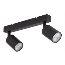 Spotlampa top gu10 2x10w melna