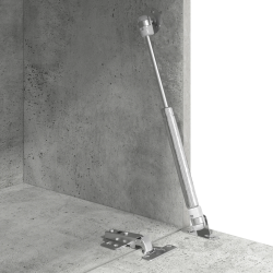 vidaXL Galds Betona pelēks 71.5 x 31.5 x 106.5 cm Inženierijas koks