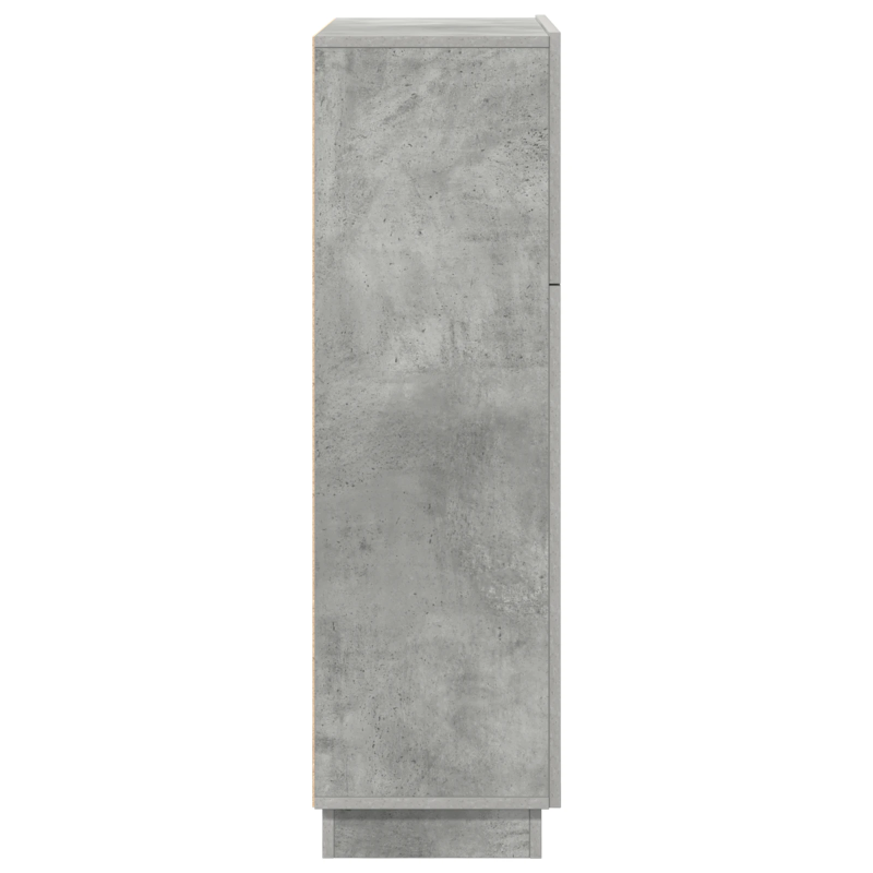 vidaXL Galds Betona pelēks 71.5 x 31.5 x 106.5 cm Inženierijas koks