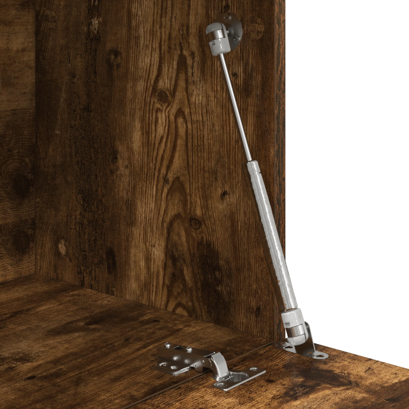 vidaXL Galds Dūmaka ozols 71.5 x 31.5 x 106.5 cm Inženierijas koks