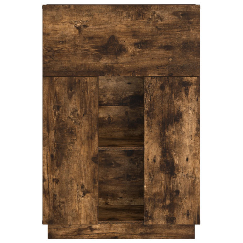 vidaXL Galds Dūmaka ozols 71.5 x 31.5 x 106.5 cm Inženierijas koks