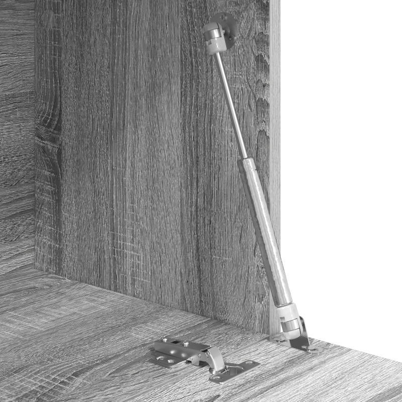 vidaXL Galds Pelēks Sonoma 71.5 x 31.5 x 106.5 cm Inženierijas koks