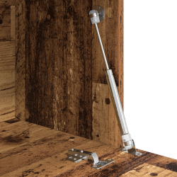 vidaXL Galds Vecs koks 71.5 x 31.5 x 106.5 cm Inženierijas koks