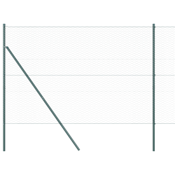 vidaXL Žoga āķis Zaļa 10 x 1,6 m ,36 mm siets, Tērauds un PVC