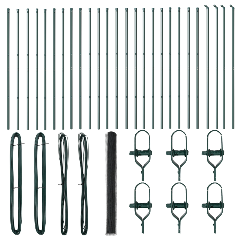 vidaXL Žoga āķis Pelēka 50 x 1,5 m ,25 mm siets, Tērauds un PVC