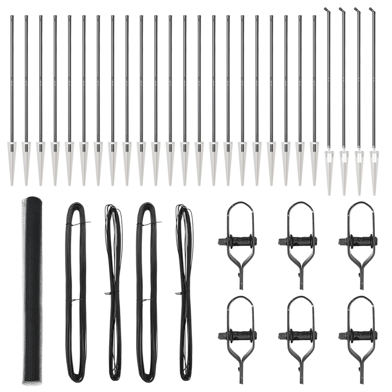 vidaXL Žoga āķis Pelēka 50 x 1,5 m ,13 mm siets, Tērauds un PVC