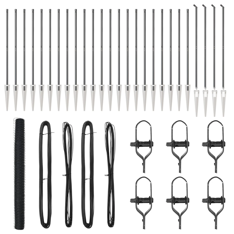 vidaXL Žoga āķis Pelēka 50 x 1,6 m ,36 mm tīkls, Tērauds un PVC