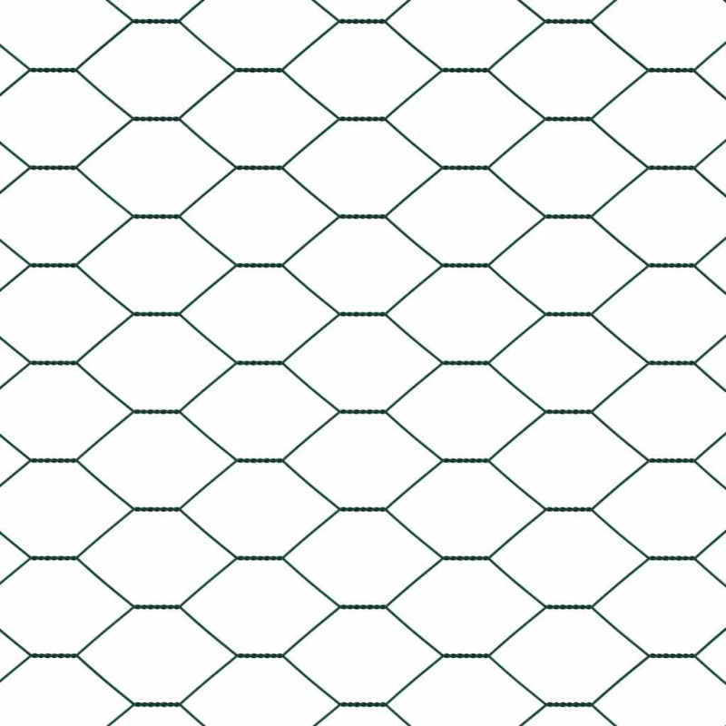 vidaXL Žoga āķis Zaļa 100 x 0,6 m ,36 mm acs, Tērauds un PVC