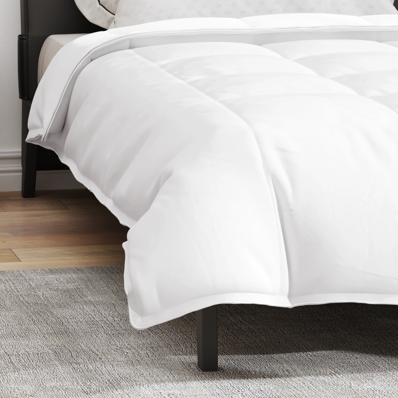 vidaXL 2-in-1 Segu Balts 140 x 220 cm Spalvas