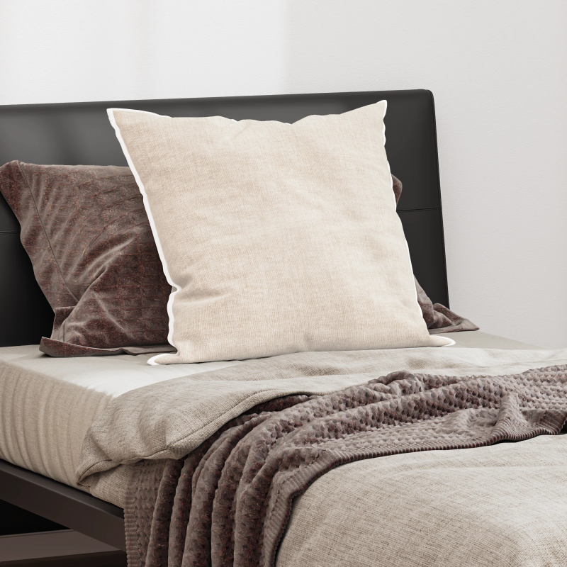 vidaXL Spilvens ar spilvenu Balts 60 x 70 cm Spalvas