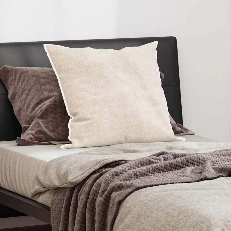 vidaXL Spilvens ar spilvenu Balts 80 x 80 cm Spalvas