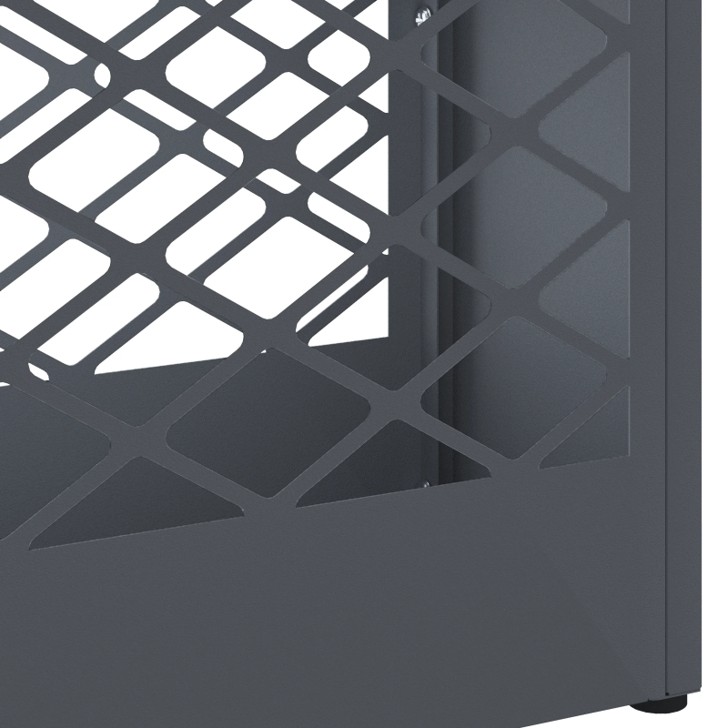 vidaXL Lietussarga statīvs Antracīts 28 x 12 x 41 cm Tērauds