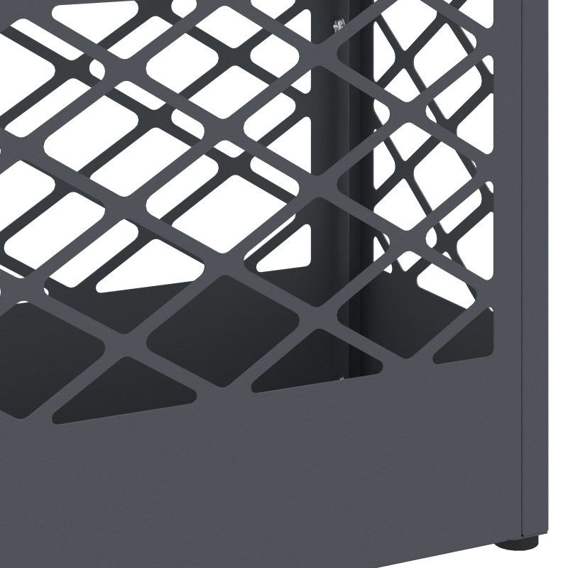 vidaXL Lietussarga statīvs Antracīts 28 x 12 x 41 cm Tērauds