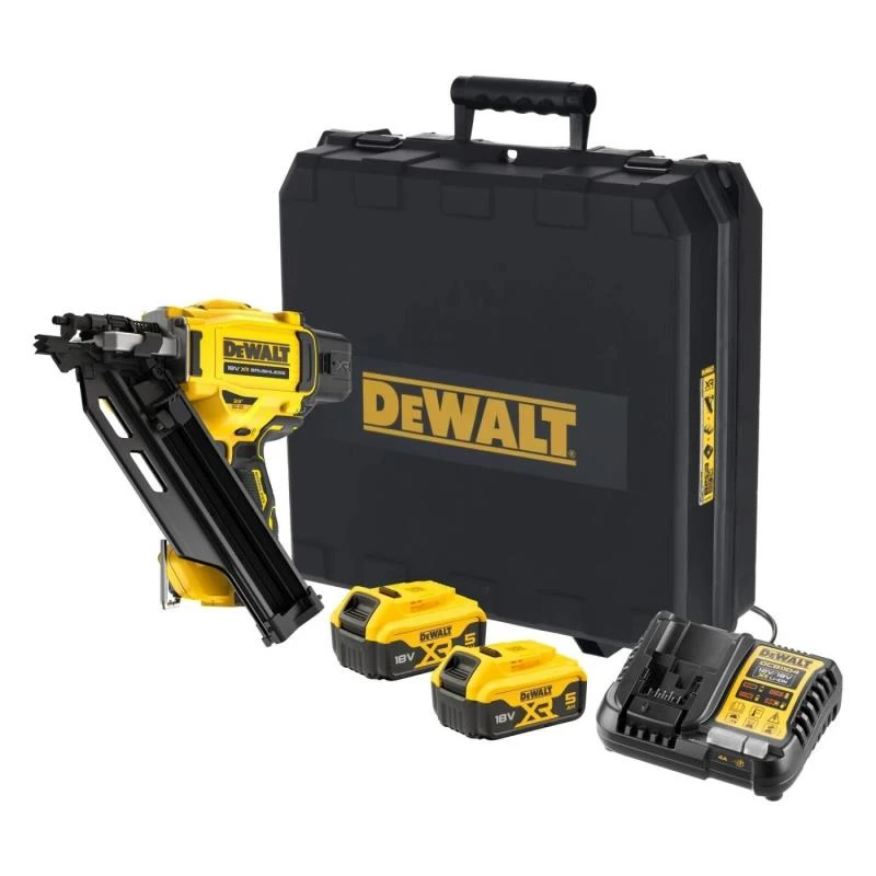 DeWALT Konstrukciju naglotājs 30-34° 50-90mm 18V 2x5Ah