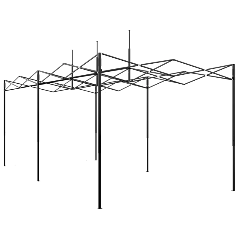 vidaXL Siltumnīca ar iznirstošo rāmi Zaļa 290 x 580 x 315 cm Dzelzs