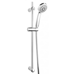 Dušas komplekts ar stieni un bīdāmu turētāju Cersanit Vibe, 3 režīmi, 150cm