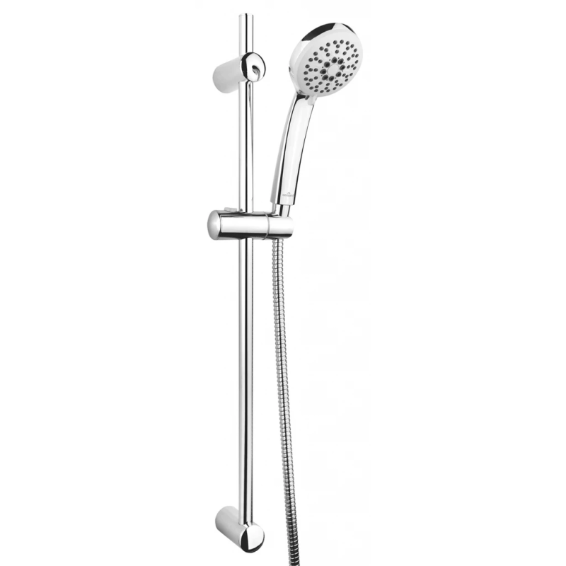 Dušas komplekts ar stieni un bīdāmu turētāju Cersanit Vibe, 3 režīmi, 150cm
