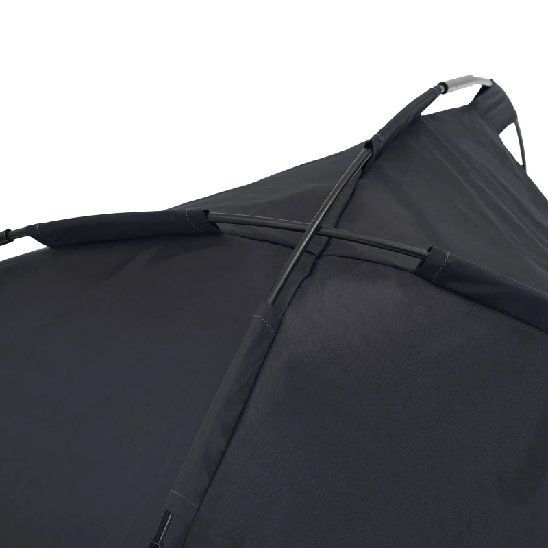 vidaXL Suņu gulta Melna 104 x 86 x 84,5 cm Tērauds