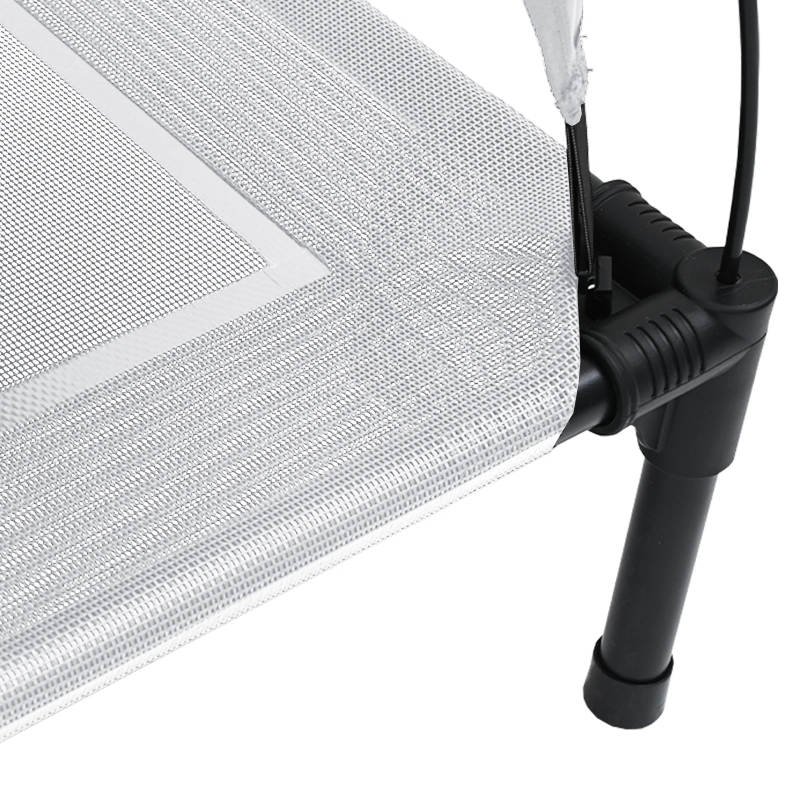 vidaXL Suņu gulta Sudrabaini pelēks 71 x 64 x 71 cm Tērauds