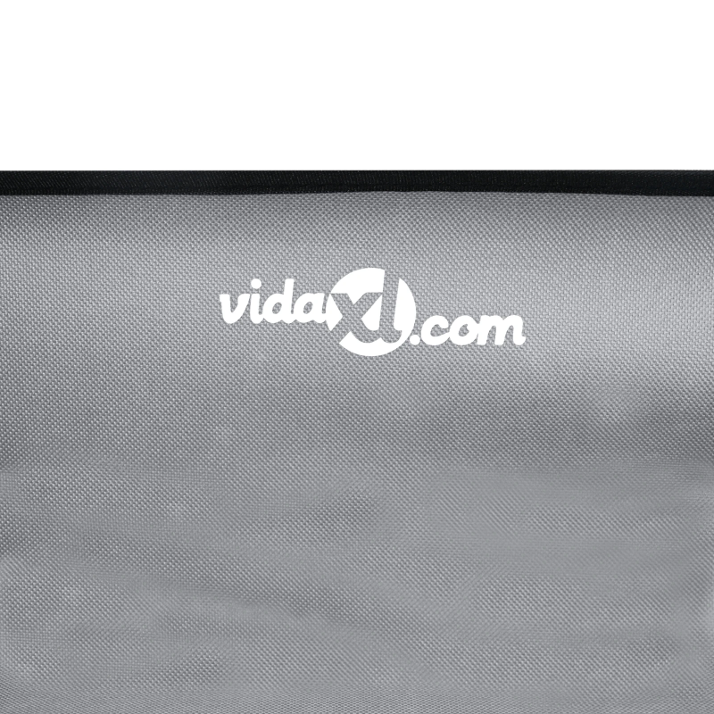 vidaXL Suņu gulta Gaiši pelēks 75 x 75 x 30 cm Tērauds