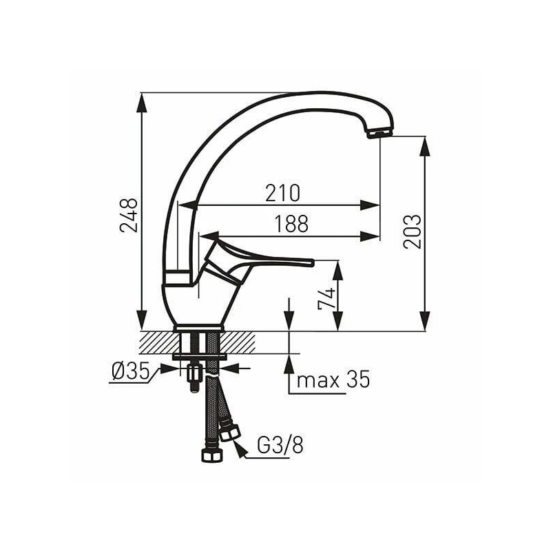 Maisītājs virtuves bpt4a petite