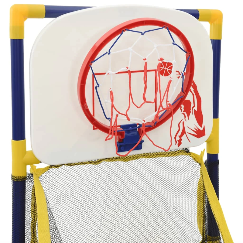 vidaXL Arcade Basketbola spēļu komplekts ar bumbu un pumpi 45x86x127cm