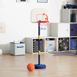vidaXL Basketbola statīvs ar regulējamu bumbu un sūkni 90-121 cm